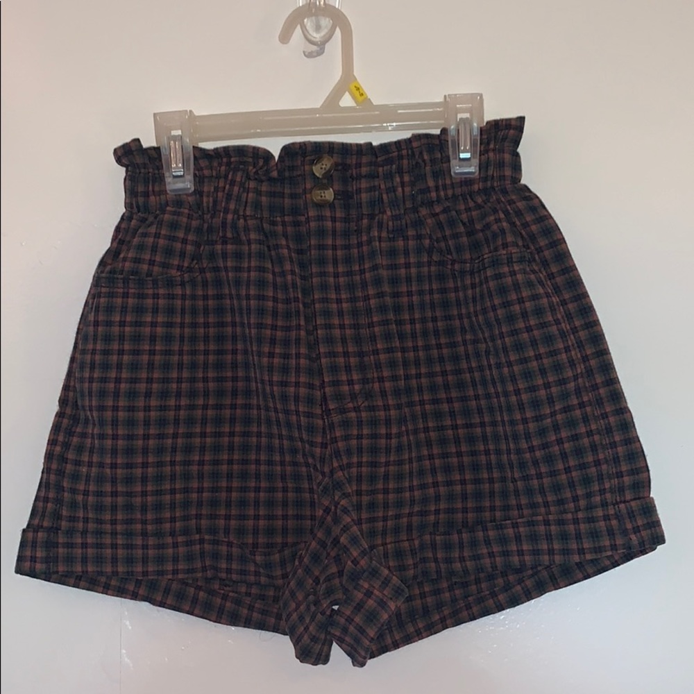 Plaid shorts